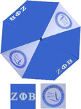 Zeta Phi Beta Reverse Jumbo Golf Umbrella [Blue/White]