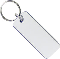 Phi Beta Sigma + Zeta Phi Beta Two Group Split Key Chain [Blue/White]