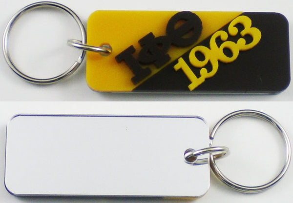 Iota Phi Theta Split Founder Key Chain [Gold/Brown]