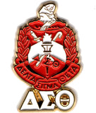 Delta Sigma Theta Crest Flat Craft Medallion [Gold]