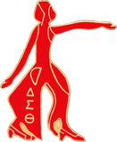 Delta Sigma Theta Fortitude Lapel Pin [Red]