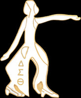 Delta Sigma Theta Fortitude Lapel Pin [White]