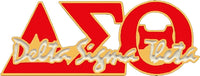 Delta Sigma Theta Signature Lapel Pin [Red]