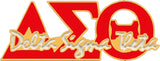 Delta Sigma Theta Signature Lapel Pin [Red]