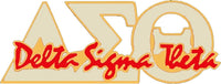 Delta Sigma Theta Signature Lapel Pin [White]