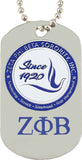 Zeta Phi Beta New Image Double Sided Dog Tag [Silver]