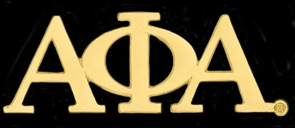 Alpha Phi Alpha Letters Lapel Pin [Gold]