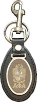 Alpha Phi Alpha Leather FOB Key Chain [Black]