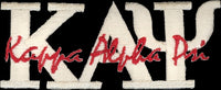 Kappa Alpha Psi Signature Iron-On Patch [Cream]