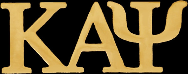 Kappa Alpha Psi Letters Lapel Pin [Gold]