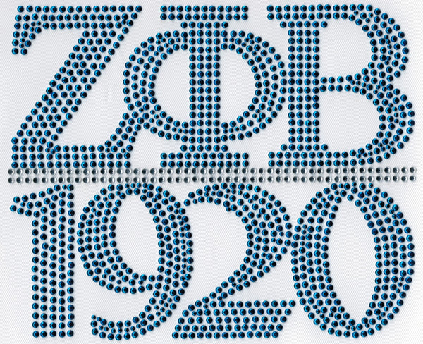 Zeta Phi Beta 1920 Chapter Style Studstone Heat Transfer [Blue]