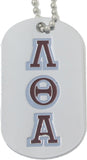 Lambda Theta Alpha Double Sided Dog Tag [Silver]