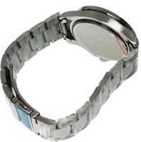 Phi Beta Sigma Fraternity Shield Colored Face Quartz Mens Watch [Silver - Adjustable Size]