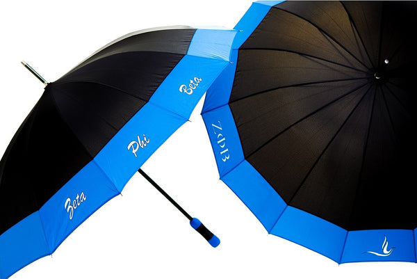 Zeta Phi Beta Sorority Large Classy Umbrella [Black]