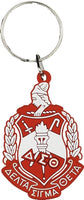 Delta Sigma Theta PVC Crest Key Chain [Red]