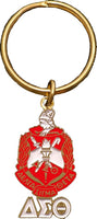 Delta Sigma Theta Crest Key Chain [Gold]