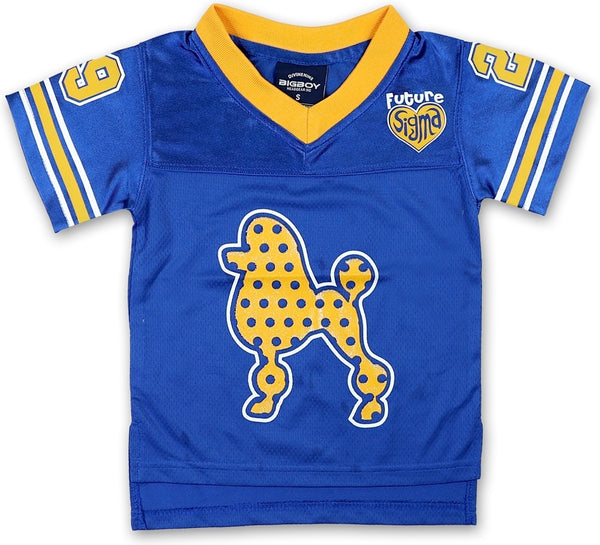 Big Boy Sigma Gamma Rho Future SGRho Kids Football Jersey [Royal Blue]
