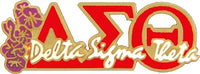 Delta Sigma Theta Violet New Image Lapel Pin [Red]