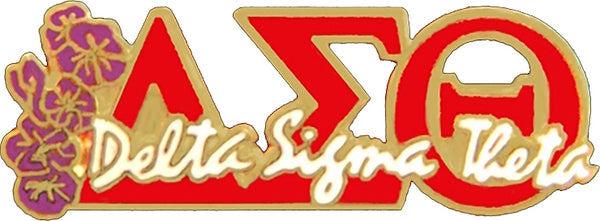 Delta Sigma Theta Violet New Image Lapel Pin [Red]