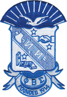 Phi Beta Sigma Shield Emblem Iron-On Patch [Blue]