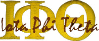 Iota Phi Theta Signature Iron-On Patch [Gold]