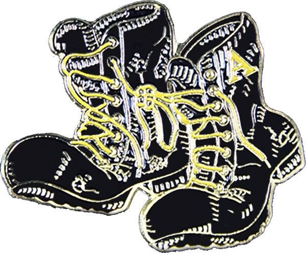 Alpha Phi Alpha Boots Lapel Pin [Silver]