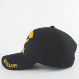 U.S. Army Artillery Badge Shadow Mens Cap [Black]