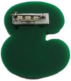 Alpha Kappa Alpha Acrylic Line #3 Mirror Pin [Green/Pink]