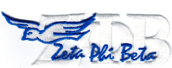Zeta Phi Beta New Image Dove Iron-On Patch [White]