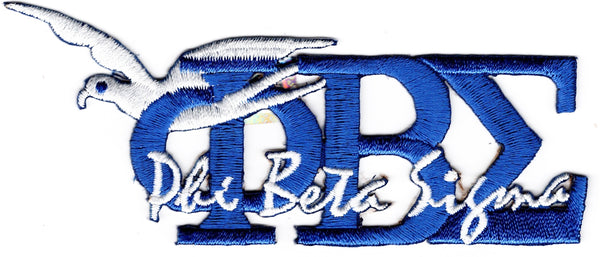 Phi Beta Sigma New Image Dove Iron-On Patch [Blue]