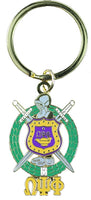 Omega Psi Phi Shield Key Chain [Gold]