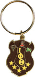 Iota Phi Theta Shield Key Chain [Gold]