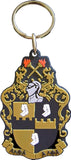 Alpha Phi Alpha PVC Shield Key Chain [Black]