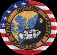 NASA Apollo 1 Iron-On Patch [Black]