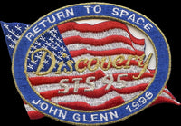 NASA John Glenn Return To Space Iron-On Patch [Red/White/Blue]