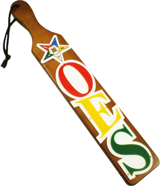 Eastern Star Acrylic Letter Wood Paddle [Brown]