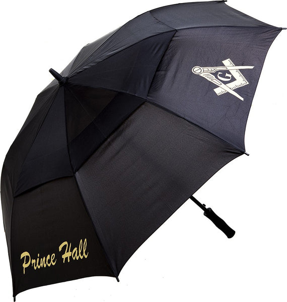 Prince Hall Mason Large Classic Umbrella [Black]