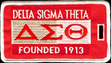 Delta Sigma Theta Founded 1913 Luggage Tag [Red]