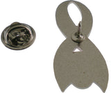Zeta Phi Beta Pink Ribbon Lapel Pin [Silver]