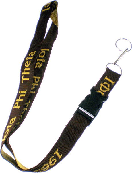 Iota Phi Theta Classic Lanyard Keychain [Brown]