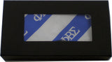Phi Beta Sigma Striped Mens Bow Tie & Handkerchief Set [Blue/White - One Size]