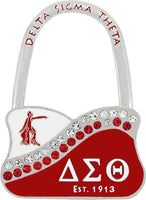 Delta Sigma Theta Metal Purse Hanger [Silver]