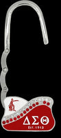 Delta Sigma Theta Metal Purse Hanger [Silver]