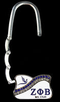 Zeta Phi Beta Metal/Matte Purse Hanger [Silver]