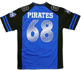 Big Boy Hampton Pirates S10 Mens Football Jersey [Black]
