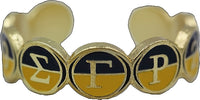 Sigma Gamma Rho Metal Friendship Ring [Gold]