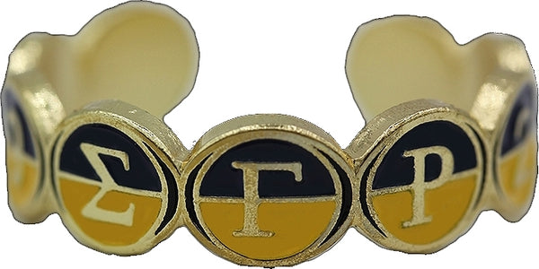 Sigma Gamma Rho Metal Friendship Ring [Gold]