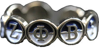 Zeta Phi Beta Metal Friendship Ring [Silver]
