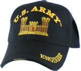 U.S. Army Engineer Sandwich Bill Mens Cap [Black]
