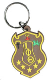Iota Phi Theta PVC Crest Key Chain [Brown]